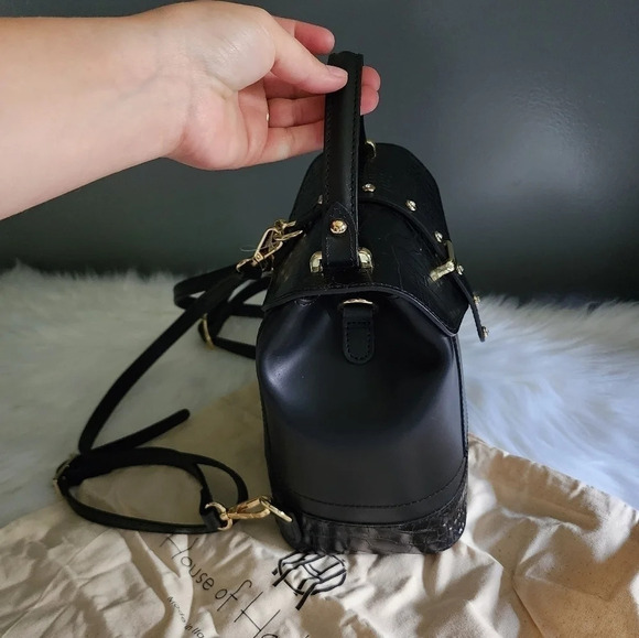*NWT* House of Harlow 1960 Leather Croc Embossed Mini Backpack - Picture 6 of 9